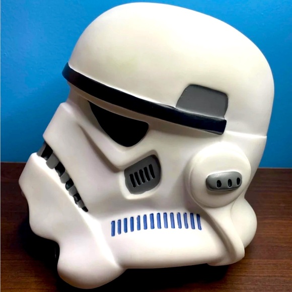 Star Wars Stormtrooper Helmet Piggy Bank Disney Parks 2009 Collectible Item - Picture 3 of 7
